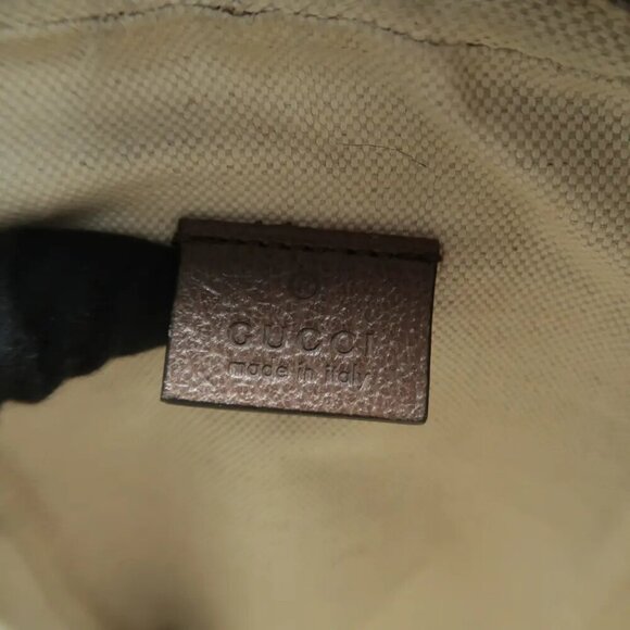 100% Authentic GUCCI  Ophidia Brown Canvas Crossbody Bag 922-12524 - Picture 10 of 12